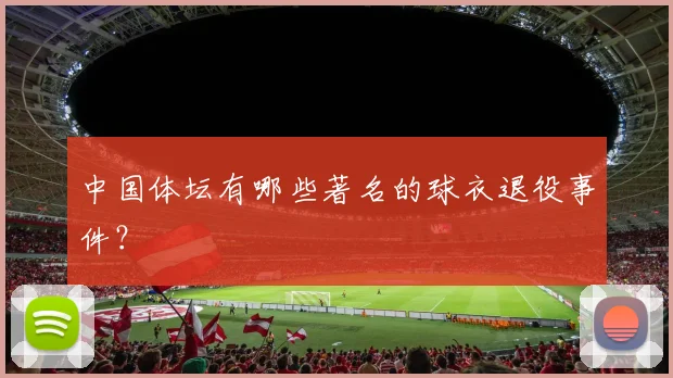 中国体坛有哪些著名的球衣退役事件？